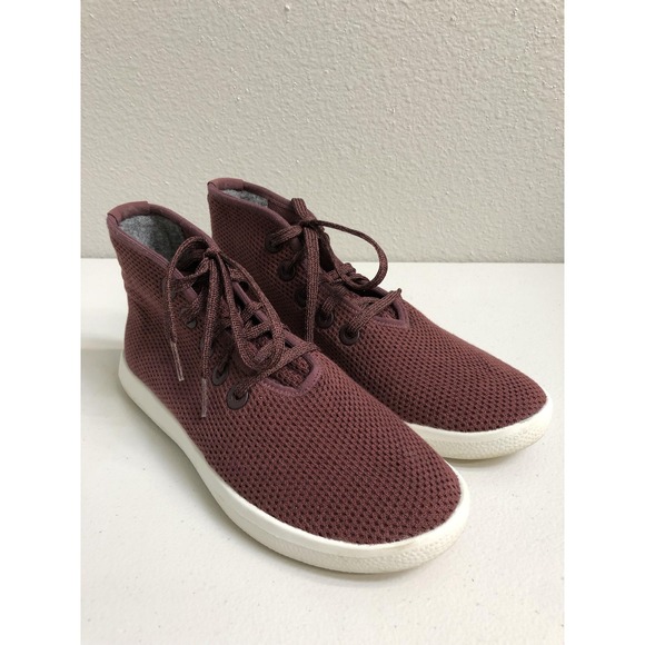 Allbirds Tree Topper Shoes Womens Size 8 Purple High Top Knit Lace Up Casual - Picture 7 of 13